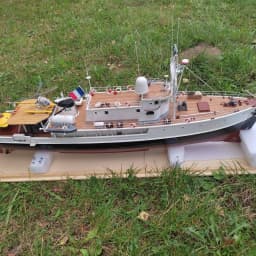 55. Jablonecká Kotva model výzkumné lodi J.Custeau CALYPSO